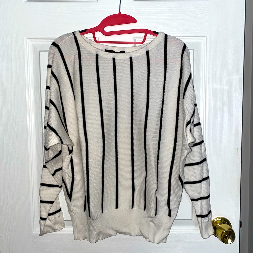 Catherine Malandrino Black and White Sweater